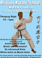 Keibudo Karate Kata Course Jan 2015