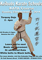 Keibudo Karate Kata course