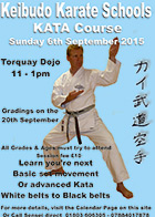 Keibudo Karate Kata Course Sep 2015